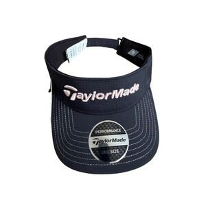 TaylorMade Performance Golf Visor Black Pink Adjustable One Size NWT